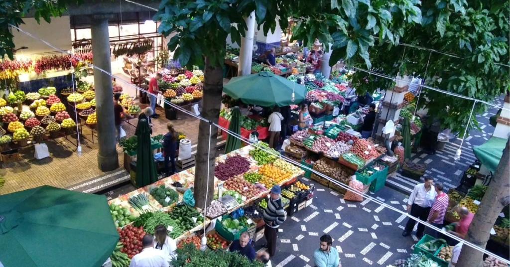 Stravování na Madeiře - místní trhy
